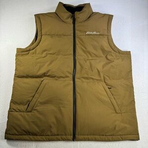 Eddie Bauer Men’s XL Glacier Peak Seamless Stretch Vest Hazelnut